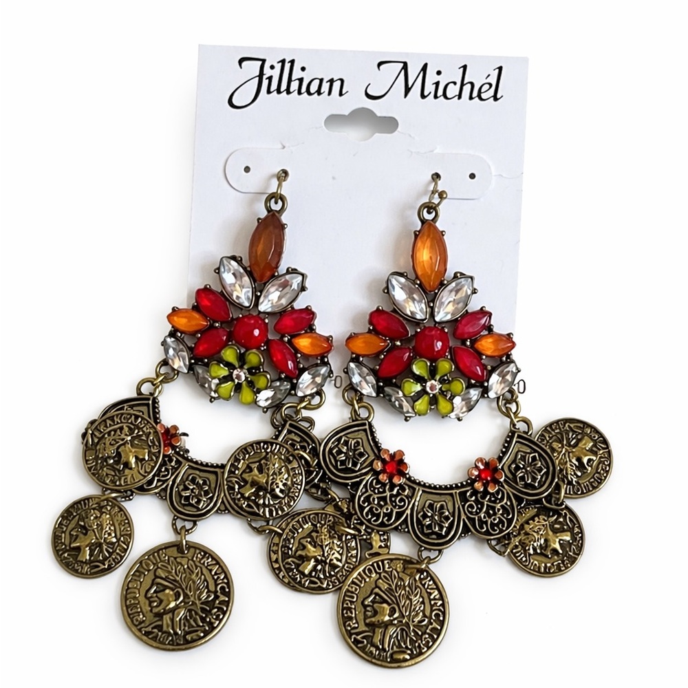 NWT Jillian Michel dangle earrings